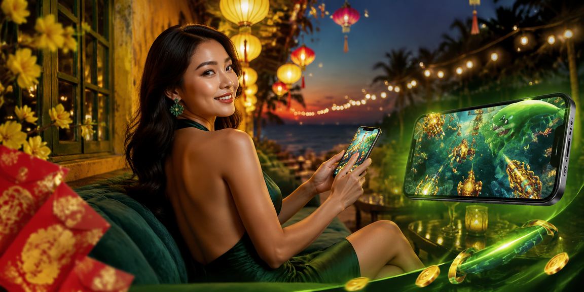 Trò chơi bắn cá với ánh đèn lồng Hội An – không khí vui vẻ và thư giãn