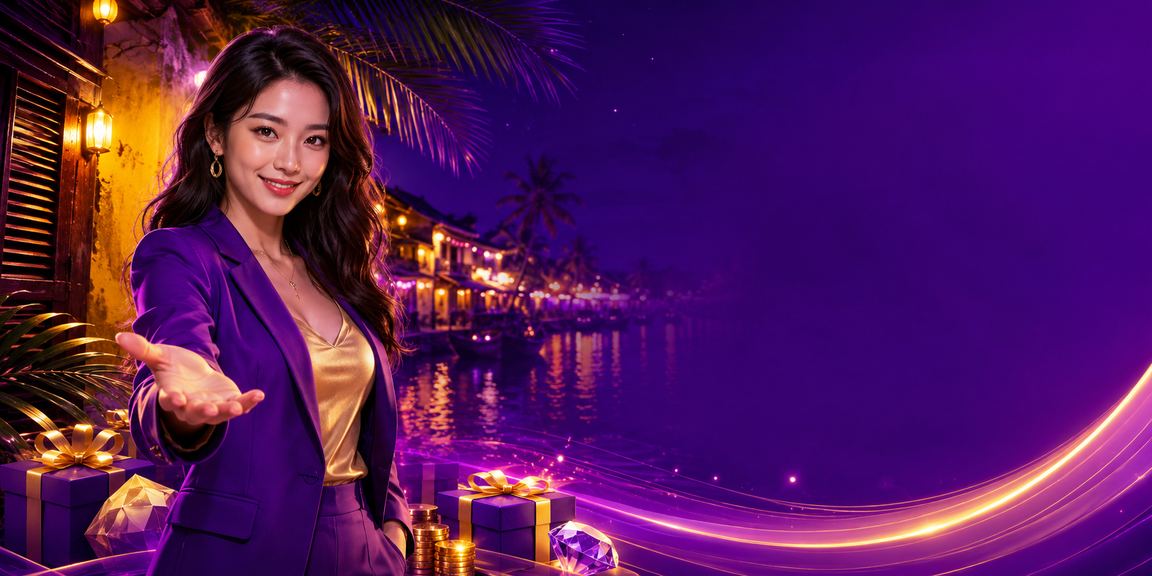 Ánh đèn neon sặc sỡ tại Hội An với không khí VIP và thưởng jackpot lấp lánh